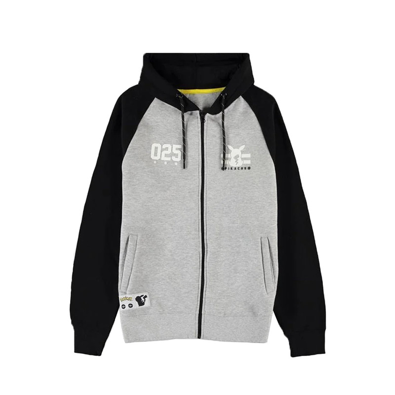 Difuzed Pokémon Pika 025 Men's Zipper Hoodie - XL - كنزة